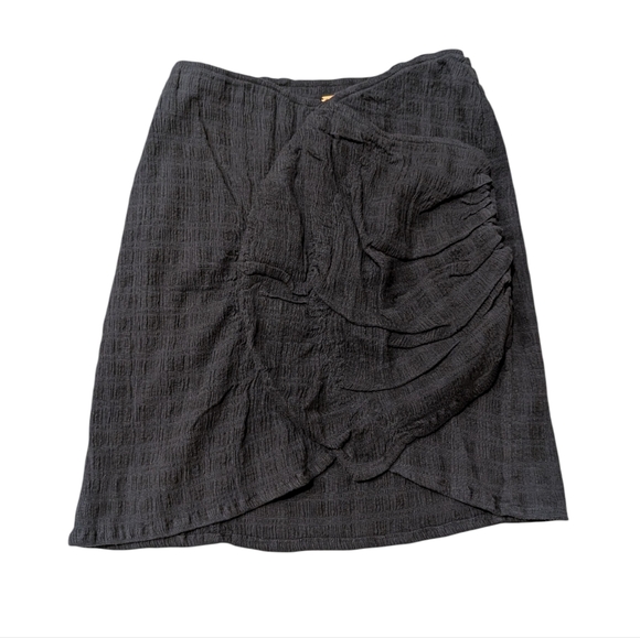 Free People Dresses & Skirts - Free People Cotton Gauze Black Mini Skirt